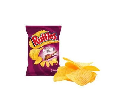 Ruffles jamón